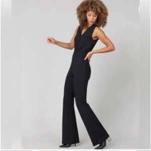 SPANX Sleeveless M Tall Black Jumpsuit